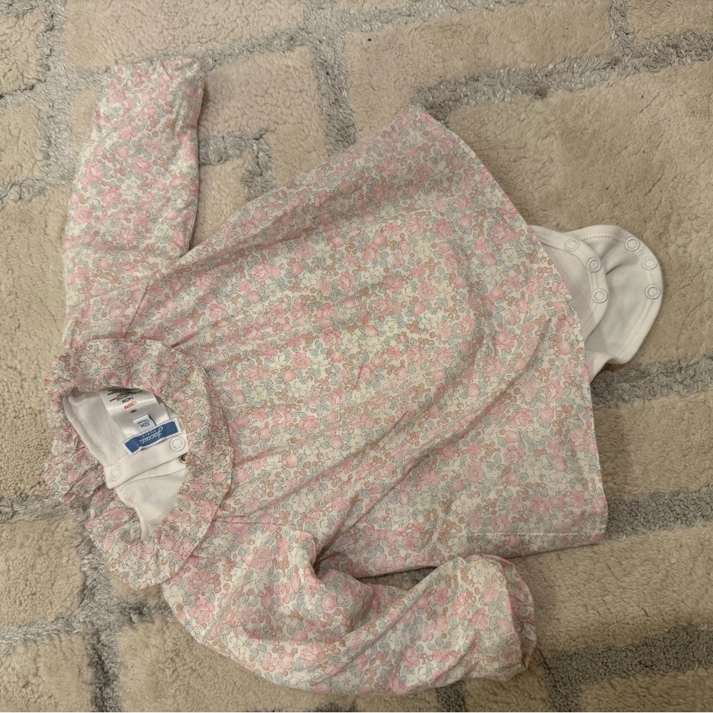 Jacadi Floral Pink Kids Shirt